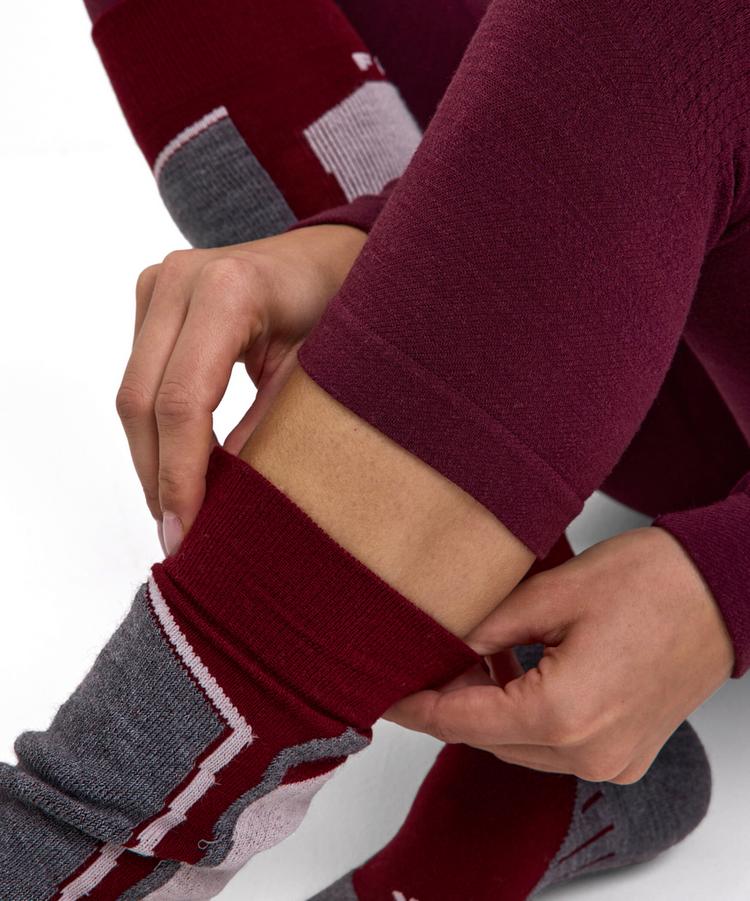 Falke Falke Thermozone 3/4 Tights Trend Leggings Damen - barolo (8526) - 2 | SportScheck