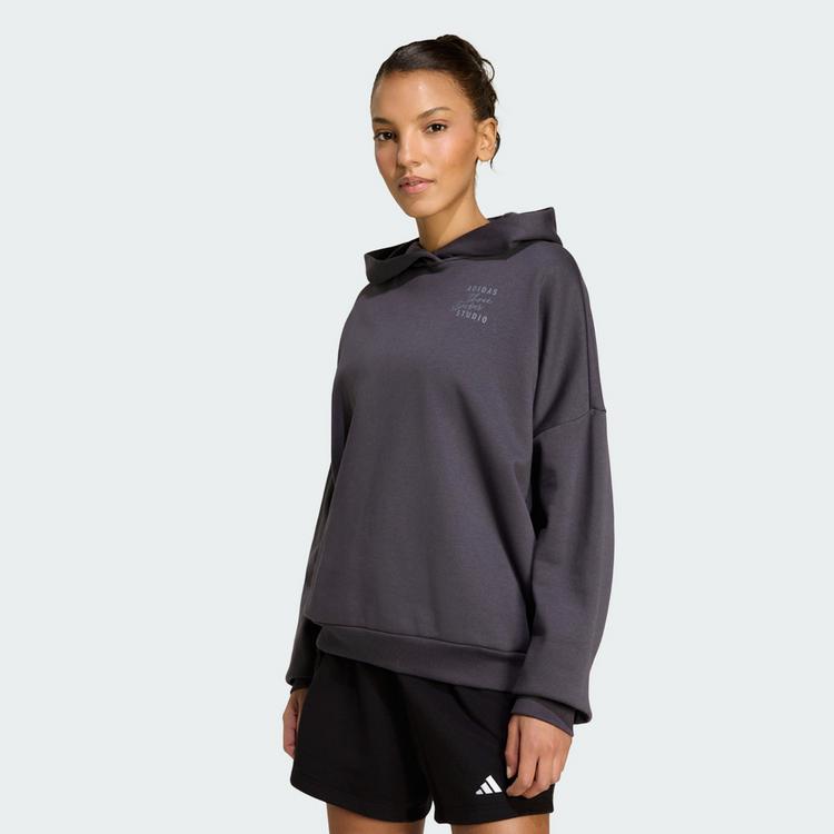 adidas adidas 3-Streifen Studio Hoodie Hoodie Damen - Aurora Onix - 0 | SportScheck