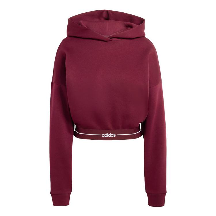 adidas adidas Hyperglam Cropped Hoodie Hoodie Damen - Maroon - 0 | SportScheck