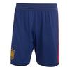 adidas Spanien 26 Authentic Heimshorts Fu&szlig;ballshorts Herren - Dark Blue