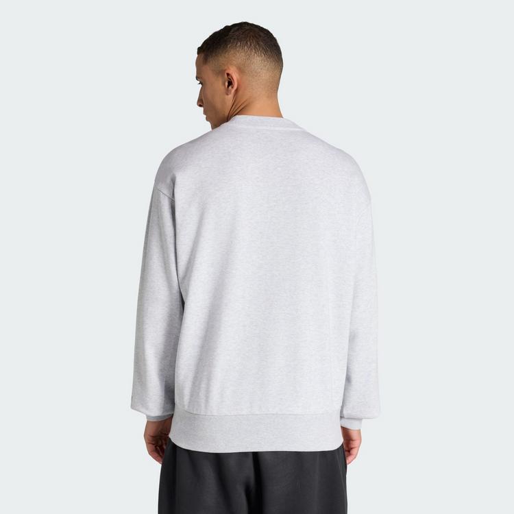 adidas adidas Real Madrid Heritage Sweatshirt Sweatshirt Herren - Light Grey Heather - 1 | SportScheck