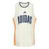 adidas STADIUM TANKTOP T-Shirt Damen - Off White / Pure Orange / Dark Blue