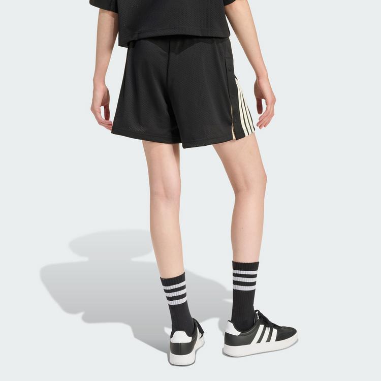 adidas adidas STADIUM MESH SHORTS Funktionsshorts Damen - Black / Off White / Crystal Linen - 1 | SportScheck
