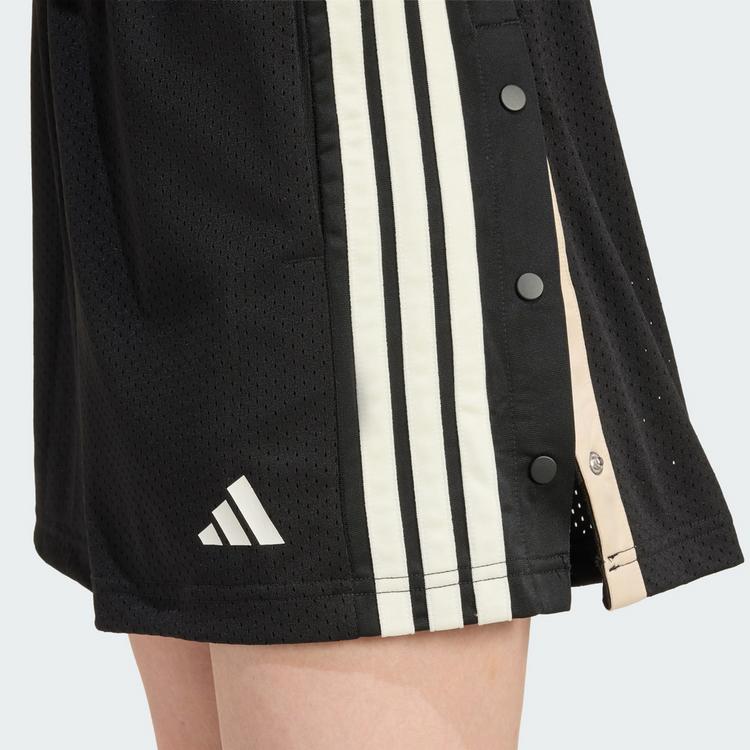 adidas adidas STADIUM MESH SHORTS Funktionsshorts Damen - Black / Off White / Crystal Linen - 0 | SportScheck