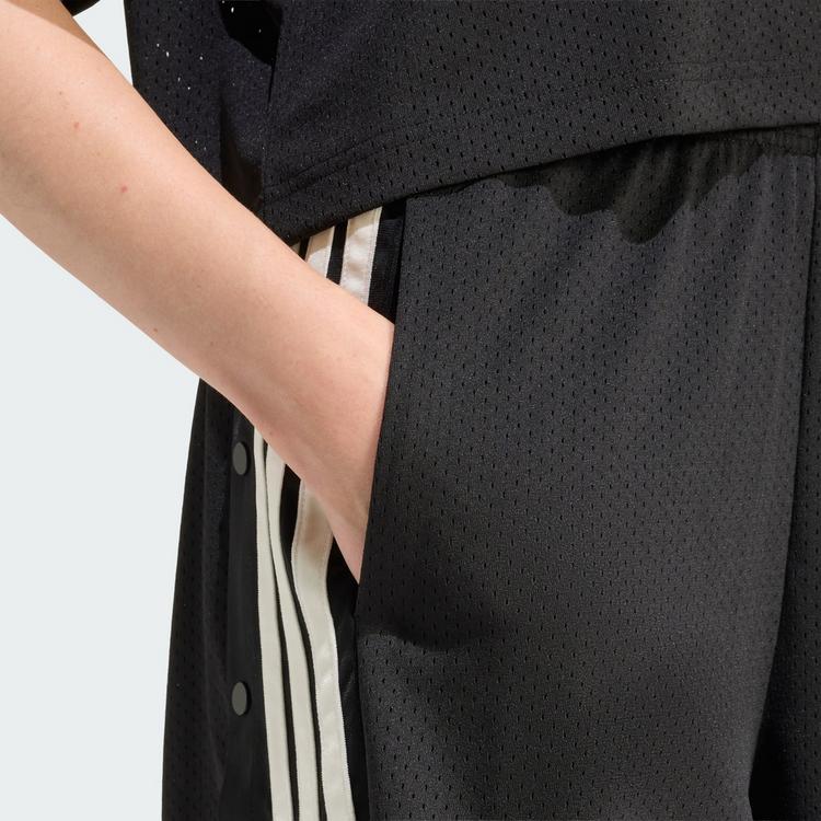 adidas adidas STADIUM MESH SHORTS Funktionsshorts Damen - Black / Off White / Crystal Linen - 1 | SportScheck