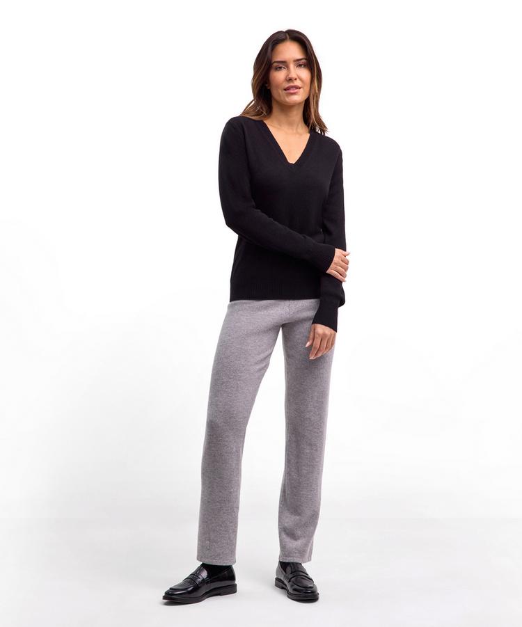 Falke Falke Pure Cashmere V-Neck w Strickpullover Damen - black (3000) - 1 | SportScheck