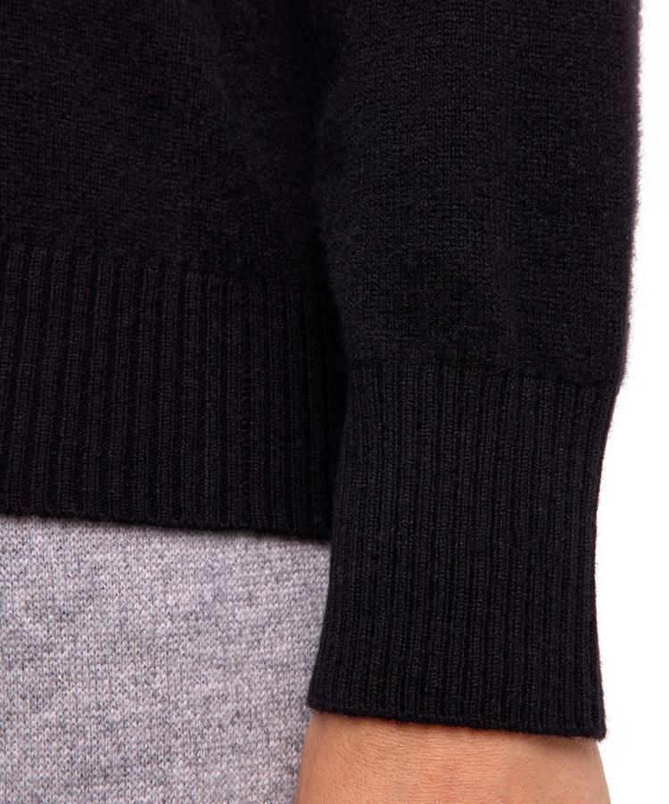 Falke Falke Pure Cashmere V-Neck w Strickpullover Damen - black (3000) - 3 | SportScheck