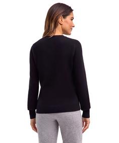Rückansicht von Falke Strickpullover Damen black (3000)