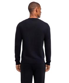 Rückansicht von Falke Strickpullover Herren black (3000)