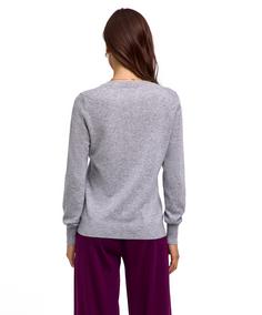 Rückansicht von Falke Strickpullover Damen lt. heather (3223)