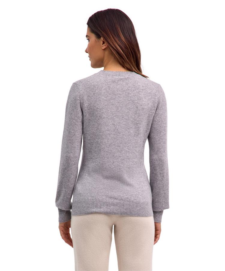 Falke Falke Pure Cashmere V-Neck w Strickpullover Damen - lt. heather (3223) - 0 | SportScheck