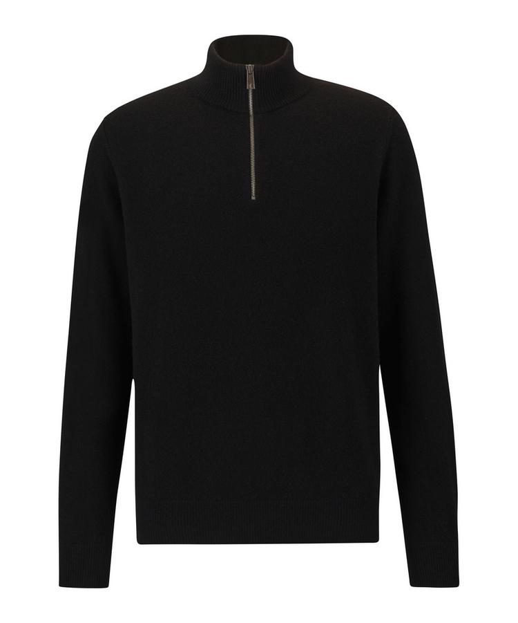 Falke Falke Lambswool Half-Zip Strickpullover Herren - black (3000) - 0 | SportScheck