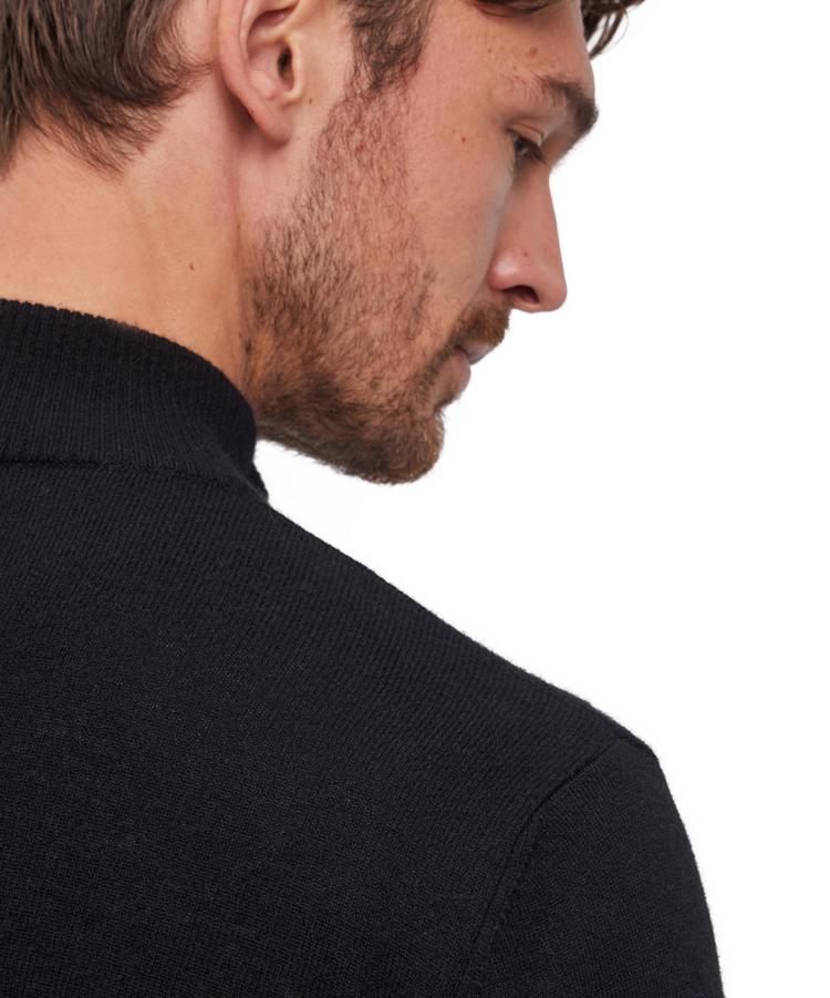 Falke Falke Lambswool Half-Zip Strickpullover Herren - black (3000) - 2 | SportScheck