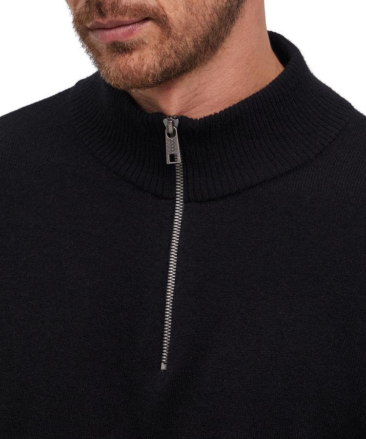Falke Falke Lambswool Half-Zip Strickpullover Herren - black (3000) - 3 | SportScheck