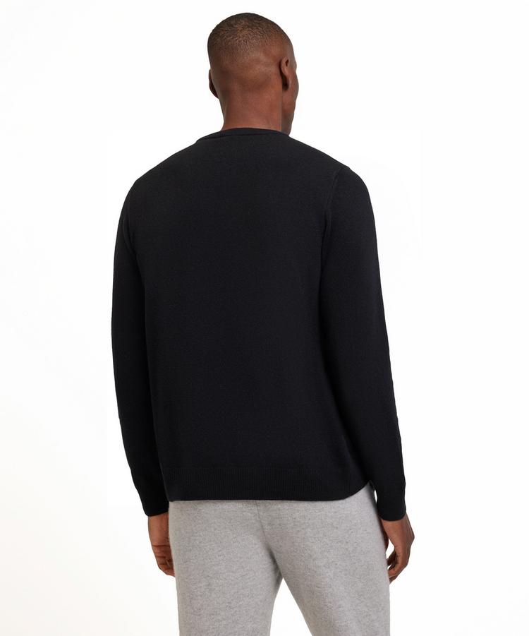 Falke Falke Lambswool Crew Neck Strickpullover Herren - black (3000) - 0 | SportScheck