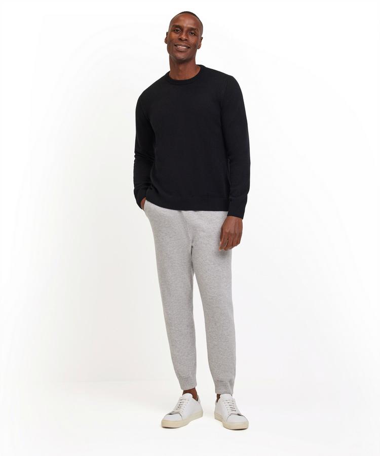 Falke Falke Lambswool Crew Neck Strickpullover Herren - black (3000) - 1 | SportScheck
