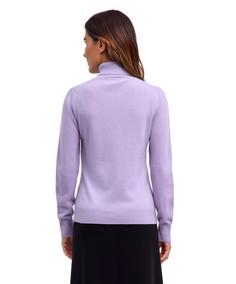Rückansicht von Falke Strickpullover Damen light lilac (6819)