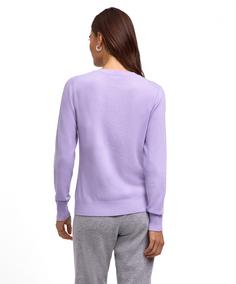 Rückansicht von Falke Strickpullover Damen light lilac (6819)
