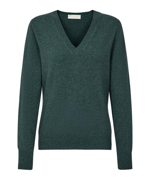 Falke Pure Cashmere V-Neck w Strickpullover Damen