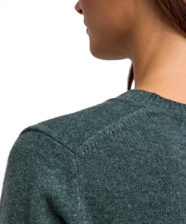 Falke Falke Pure Cashmere V-Neck w Strickpullover Damen - tundra pine (7117) - 3 | SportScheck