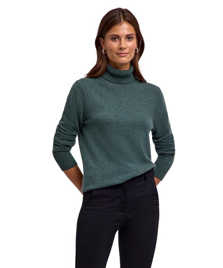 Falke Falke Pure Cashmere Roll Neck w Strickpullover Damen - tundra pine (7117) - 0 | SportScheck