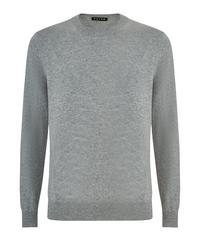 Falke Strickpullover Herren - light greymel. (3390)