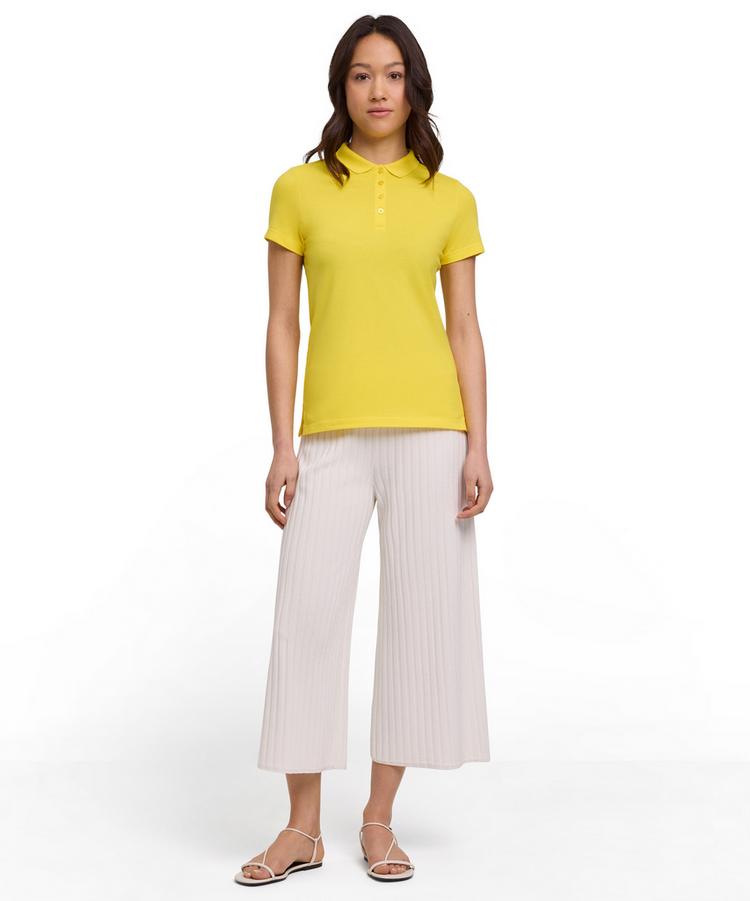 Falke Falke Pima Piqu&eacute; Polo Poloshirt Damen - sunshine (1330) - 1 | SportScheck