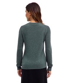 Rückansicht von Falke Strickpullover Damen tundra pine (7117)