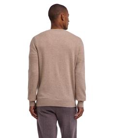 Rückansicht von Falke Strickpullover Herren pebble mel (4044)