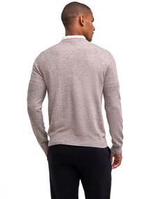 Rückansicht von Falke Strickpullover Herren dark brown (5235)