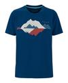 Falke Trekking Tee Graphic T-Shirt Damen - blue pond (6598)