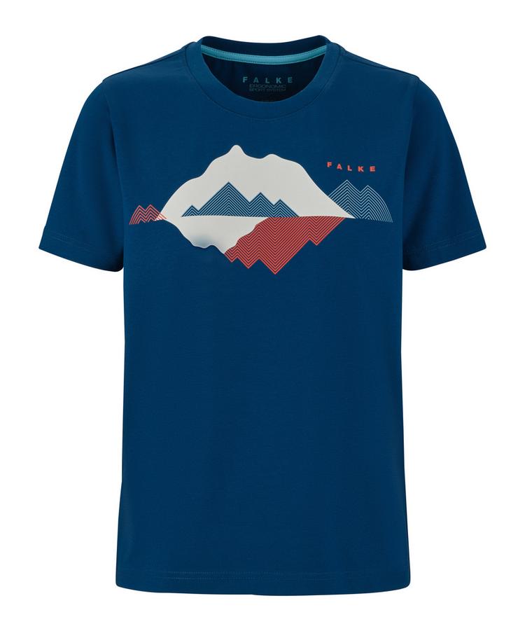 Falke Falke Trekking Tee Graphic T-Shirt Damen - blue pond (6598) - 0 | SportScheck
