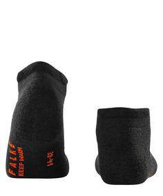Rückansicht von Falke Keep Warm SN Freizeitsocken Damen anthra.mel (3080)