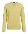 Falke Cotton V-Neck Strickpullover Herren - hay (1105)
