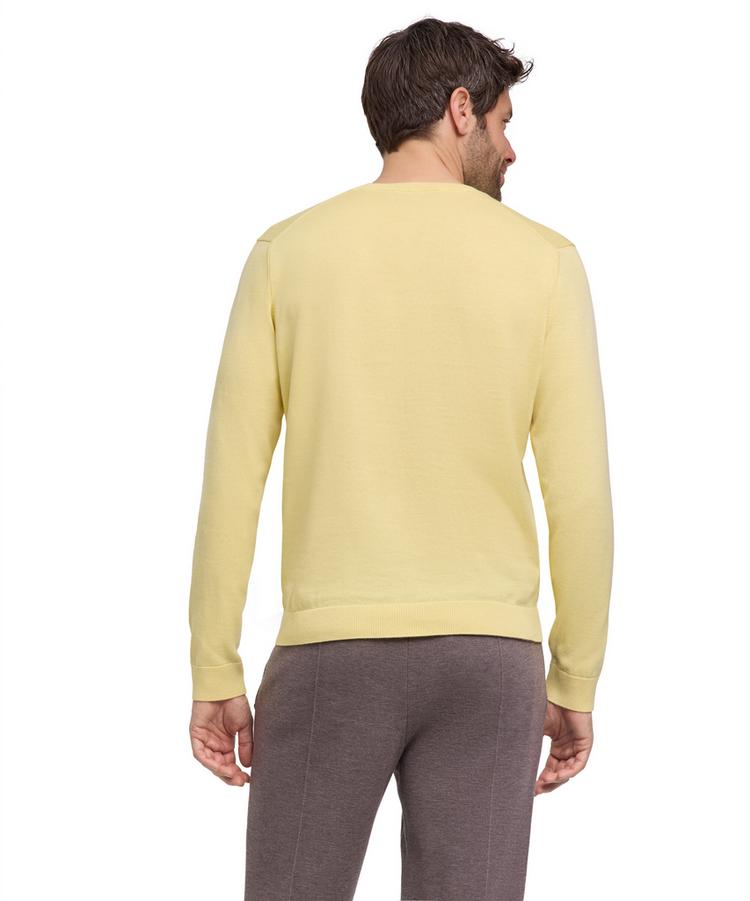 Falke Falke Cotton V-Neck Strickpullover Herren - hay (1105) - 0 | SportScheck