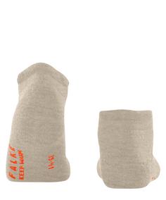 Rückansicht von Falke Keep Warm SN Freizeitsocken Damen beige mel. (4043)
