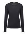 Falke Merino X-fine Crew Neck Strickpullover Damen - black (3000)