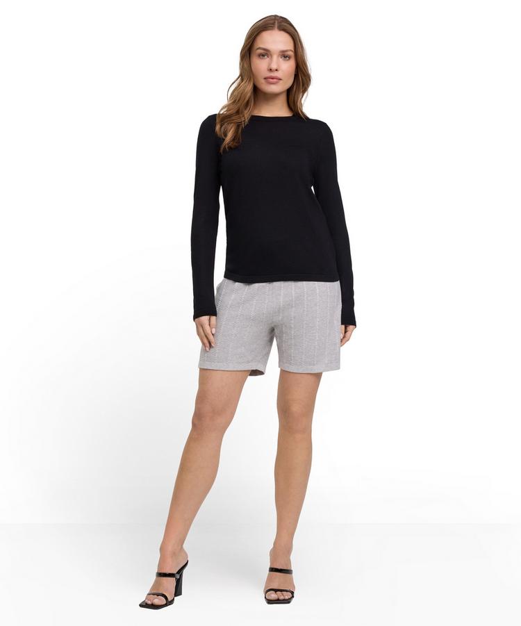 Falke Falke Merino X-fine Crew Neck Strickpullover Damen - black (3000) - 1 | SportScheck