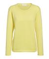 Falke Cotton Crew Neck Strickpullover Damen - hay (1105)