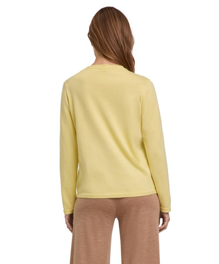 Falke Falke Cotton Crew Neck Strickpullover Damen - hay (1105) - 0 | SportScheck
