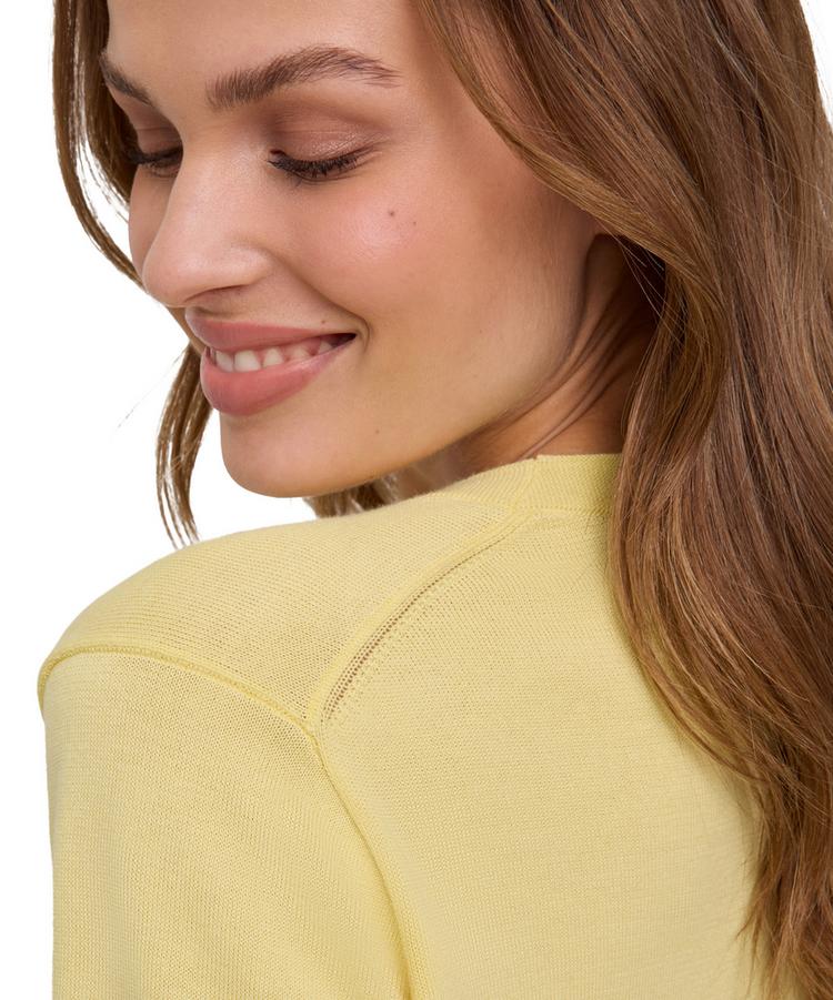 Falke Falke Cotton Crew Neck Strickpullover Damen - hay (1105) - 2 | SportScheck