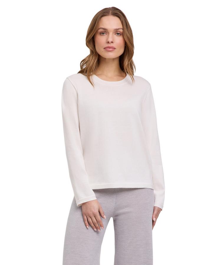 Falke Falke Cotton Crew Neck Strickpullover Damen - off-white (2040) - 0 | SportScheck