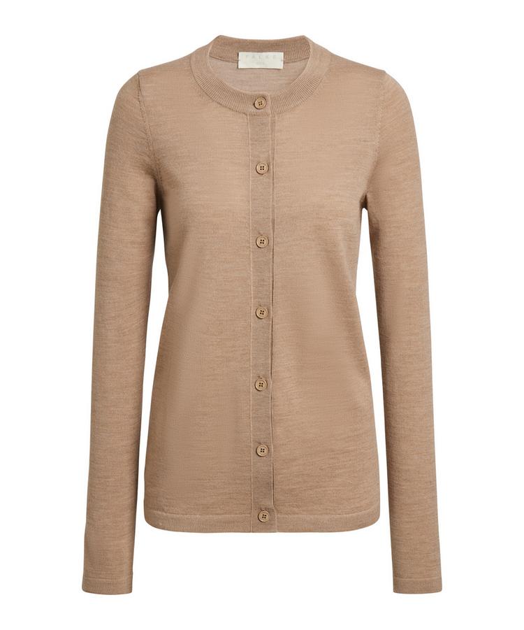 Falke Falke Merino X-fine Cardigan Strickpullover Damen - camel (5038) - 0 | SportScheck
