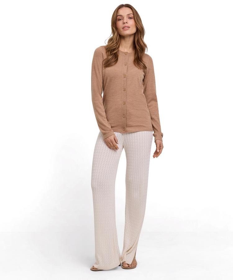 Falke Falke Merino X-fine Cardigan Strickpullover Damen - camel (5038) - 1 | SportScheck