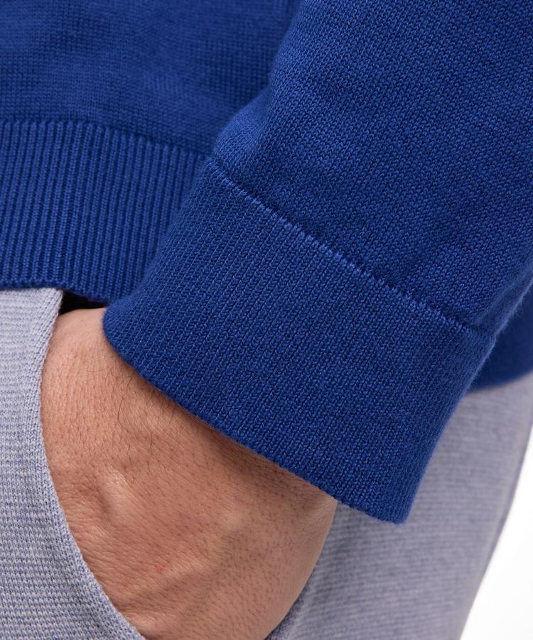Falke Falke Cotton V-Neck Strickpullover Herren - royal blue (6051) - 3 | SportScheck
