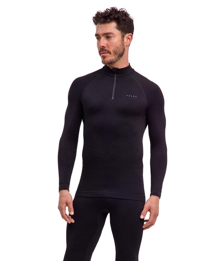 Falke Falke MW Zip Shirt Tight m Funktionsshirt Herren - black (3000) - 0 | SportScheck