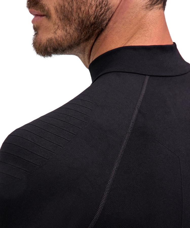 Falke Falke MW Zip Shirt Tight m Funktionsshirt Herren - black (3000) - 3 | SportScheck