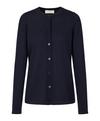 Falke Merino X-fine Cardigan Strickpullover Damen - night sky (6437)