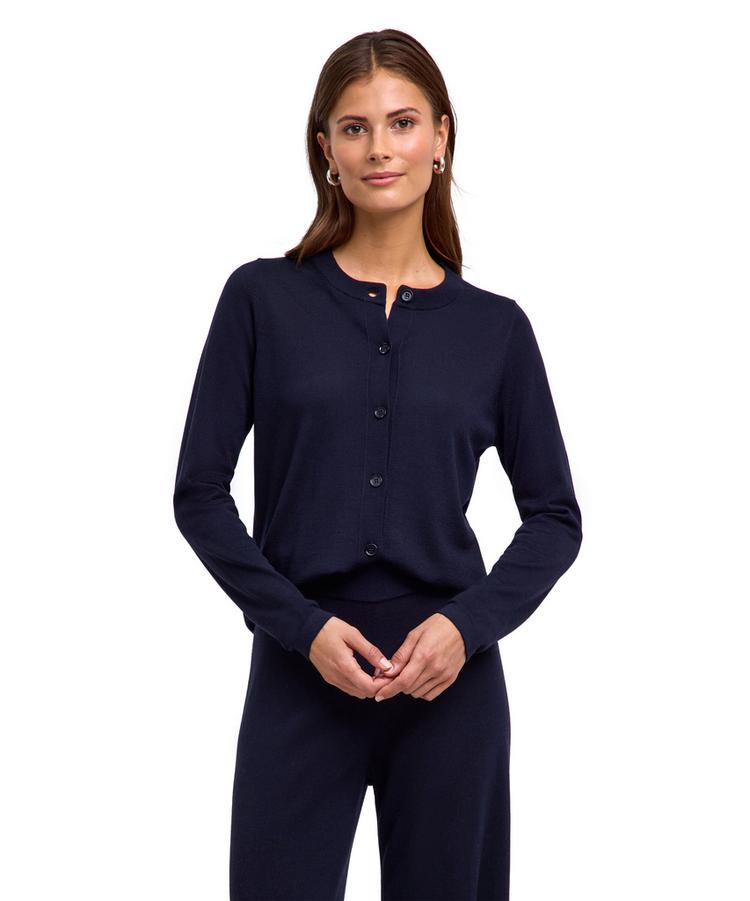 Falke Falke Merino X-fine Cardigan Strickpullover Damen - night sky (6437) - 0 | SportScheck