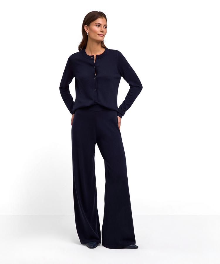Falke Falke Merino X-fine Cardigan Strickpullover Damen - night sky (6437) - 1 | SportScheck